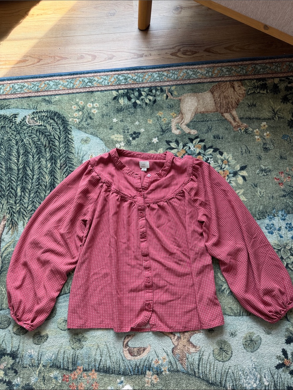 A New Day Polka dot Blouse size S
